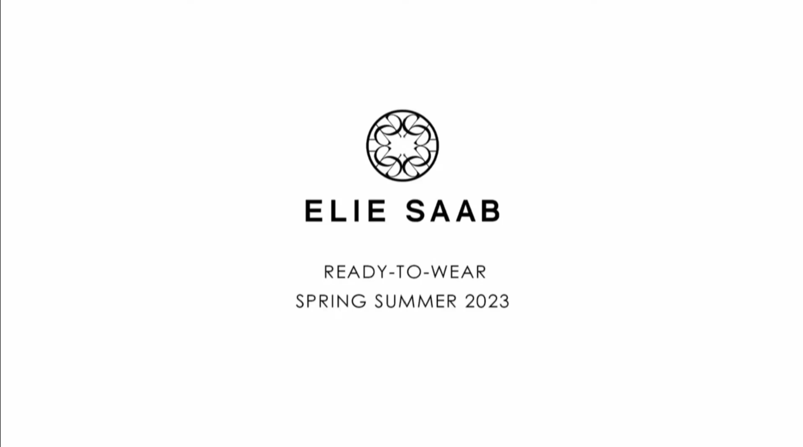 Elie Saab 2023年春夏巴黎成衣展